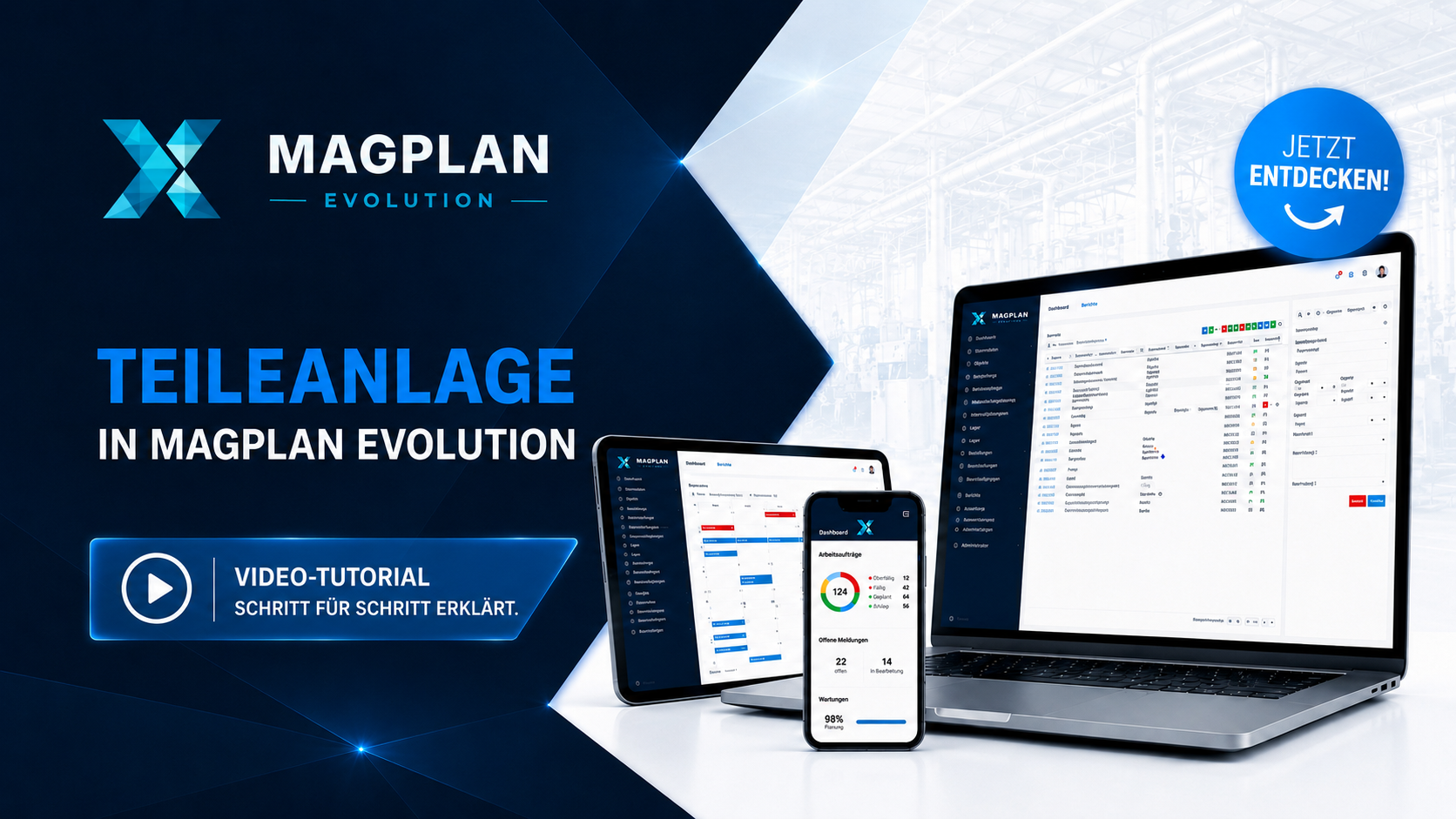 Teileanlage in MAGPLAN Evolution
